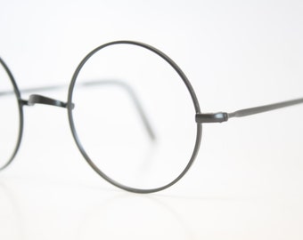 Unused Black Round Glasses Frames lennon Retro Eyeglasses