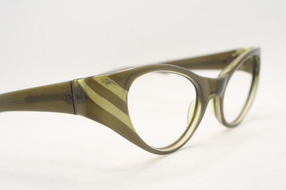 Brownsmoke Fade Catseye Glasses vintage Eyewear R… - image 4