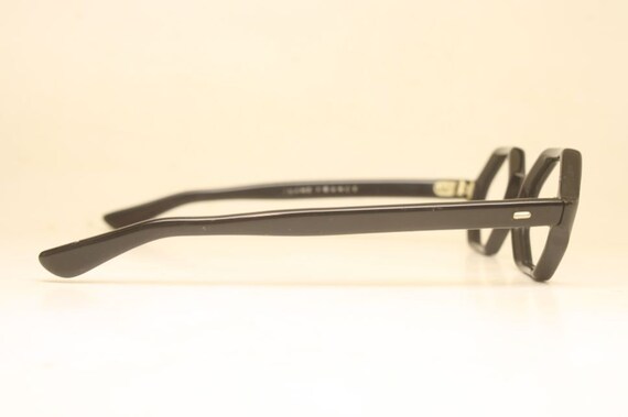 黒の八角形ヴィンテージ眼鏡レトロメガネフレーム - Etsy 日本