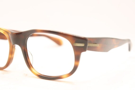 Vintage Cabana Tortoise Horn Rimmed Glasses Frames - image 4