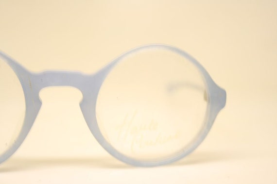 Round Glasses Blue Child Size Frames 1980s Retro … - image 3