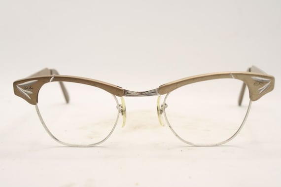 Cat Eye Glasses Vintage Eyewear Retro Glasses fra… - image 2