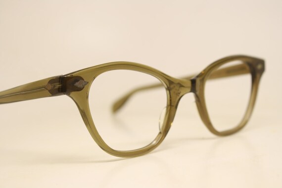 Unused Cat Eye Eyeglasses Vintage Eyewear Retro G… - image 4