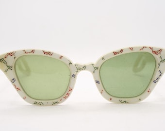 Vintage Cat Eye Sunglasses Eyeglass Frames