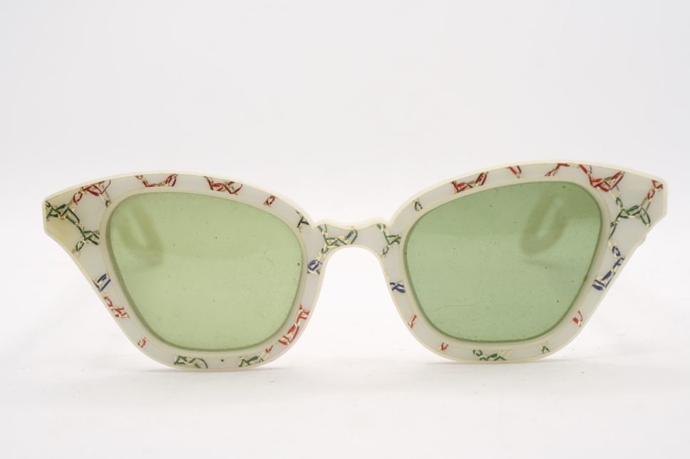 Lunettes De Soleil Vintage Courrèges Catseye - Carapace De Tortue - 100% UV - Fabriqué En France