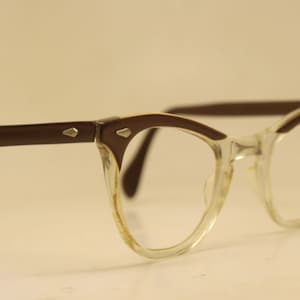 Vintage Cat Eye Glasses Brown Fade American Optical 1960s vintage frames