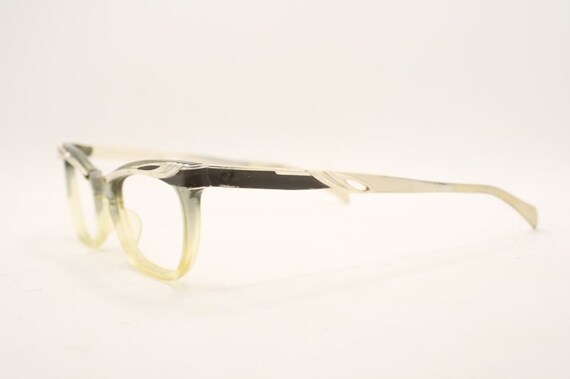 Combination Catseye Glasses vintage Eyewear Retro… - image 4