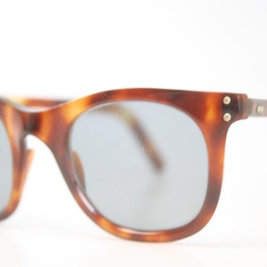 Vintage Eye Glasses Tortoise Square Sunglasses Retro 1980&#39;s vintage eyewear NOS