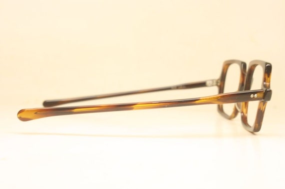 Unused Square Tortoise Vintage Eyeglasses Retro G… - image 5