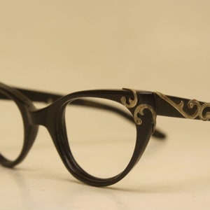 Gafas de ojo de gato vintage pequeñas Marcos vintage de los años 60