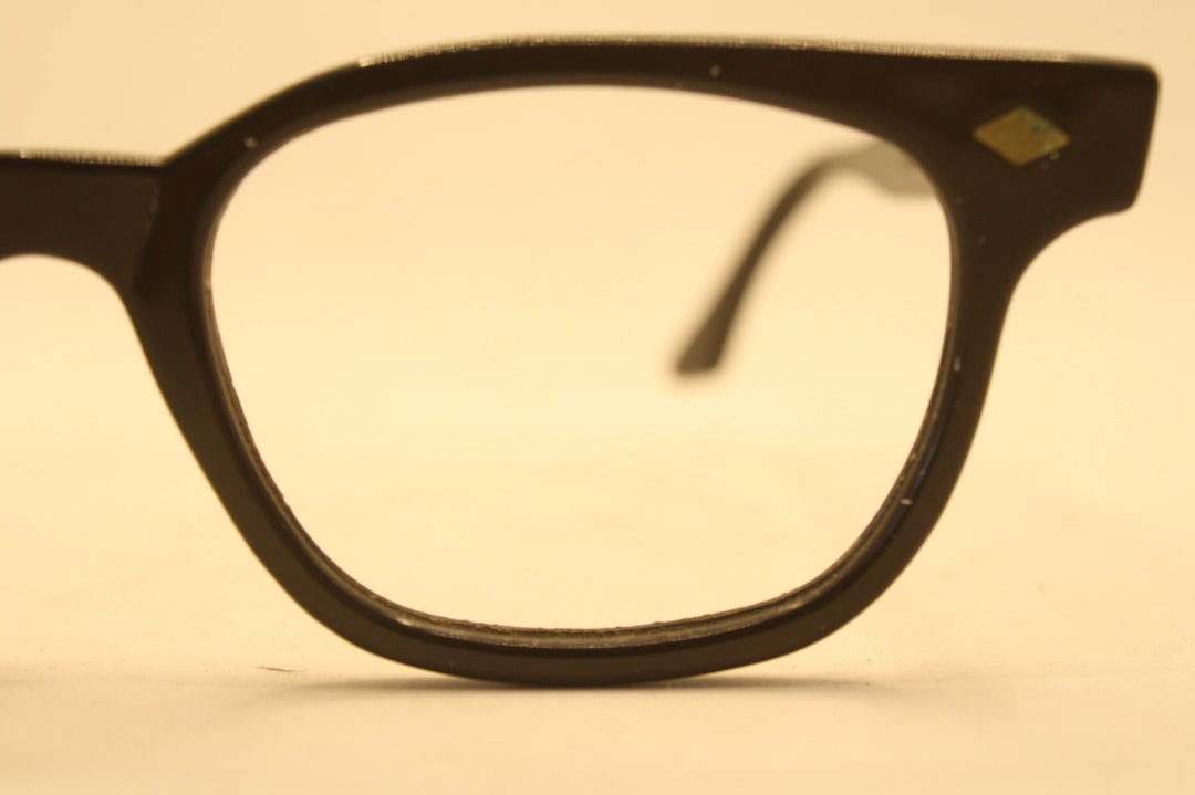 Black Retro Glasses Vintage Eyeglass Frames 1960's Horn Rimmed - Etsy