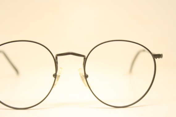Retro Glasses Vintage  P3 Black Eyeglasses 1980s … - image 3