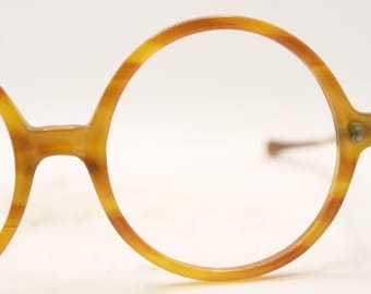 Grandes gafas redondas vintage New Old Stock 1970s Retro Eyeglass Frames