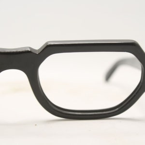 Frame France Vintage Eyeglasses Black New Old Stock 1970s Retro Eyeglass Frames