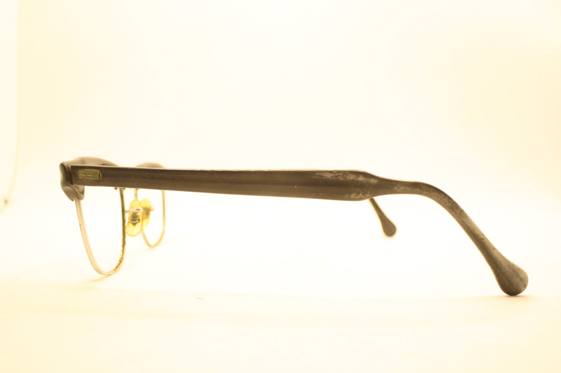 Shuron Black Vintage Browline 1950s 1960s Eyeglasses - Etsy
