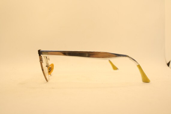 Vintage Silver Semi-Rimless Glasses vintage Eyewe… - image 4