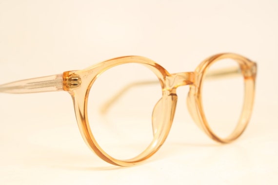Beautiful  Small Pink Vintage Eye Glasses Retro P… - image 1