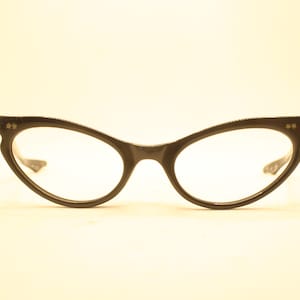 Cateye Glasses Black Vintage Eyewear Frames