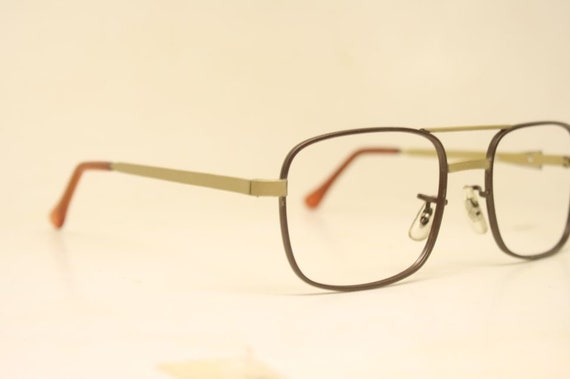 Vintage Eyeglasses Broncos Aviator Old Stock 1980… - image 3