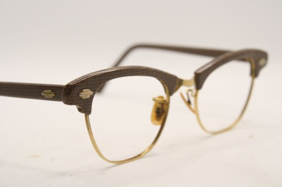 Small Cat Eye Glasses Vintage Retro Glasses Catse… - image 4