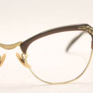 Cat Eye Glasses Vintage B&L Rhinestone Eyewear Retro Glasses frames