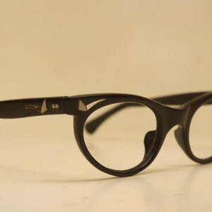 Vintage Cat Eye Glasses Black Raybert 1960s vintage frames