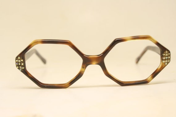 1950s glasses Tortoise  Eyeglasses Vintage Eyewea… - image 2