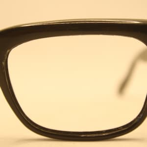 Black Retro Glasses Vintage Eyeglass Frames 1960&#39;s Horn Rimmed
