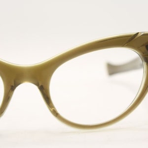 Brownsmoke Cateye Glasses vintage Eyewear Retro Glasses image 3