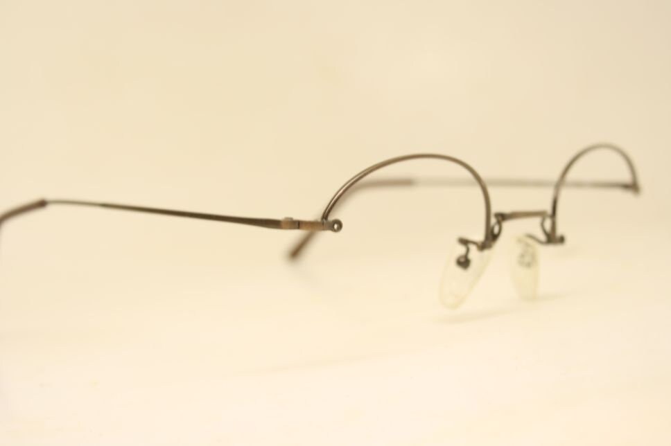 Semi Rimless Glasses Vintage Brown Artcraft Rimway Frames - Etsy