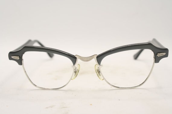 Cat Eye Glasses Vintage Eyewear Retro Glasses fra… - image 2