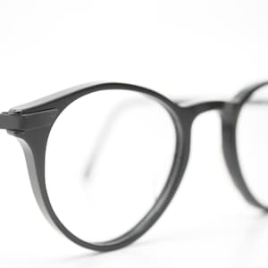 Unique Vintage Black P3 Eyeglass Frames Retro Eyeglasses Stylish Eyewear