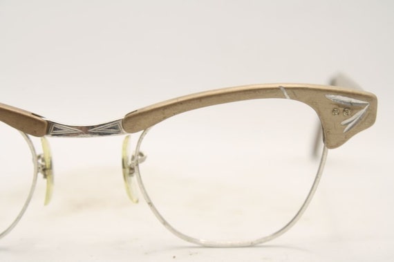 Cat Eye Glasses Vintage Eyewear Retro Glasses fra… - image 4
