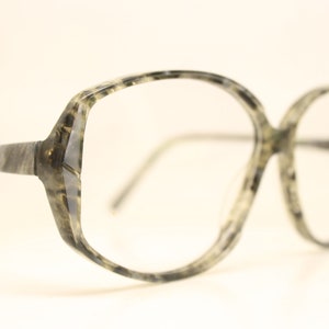 Unused Gray Blue Vintage Eyeglasses Haute Couture Retro NOS