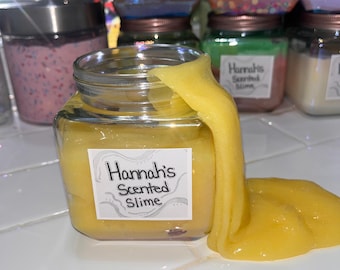 Glitterende appelpuree gelei-slijm