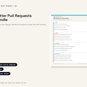 Pull Request Checklist Bundle with Code Review Tools