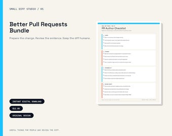 Paquete de lista de verificación para solicitudes de extracción con herramientas de revisión de código