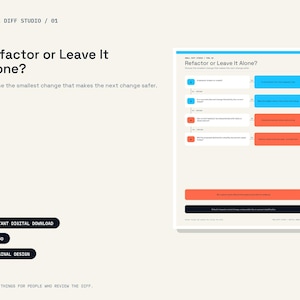 Refactoring Decision Tree for Software Engineers