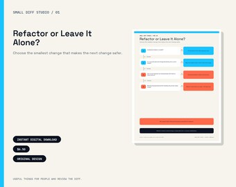 Árbol de decisiones de refactorización para ingenieros de software