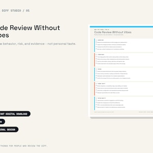 Code Review Checklist for Software Engineers and Technical Leads