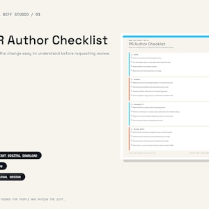 Checklist voor pull requests voor duidelijke, beoordeelbare code