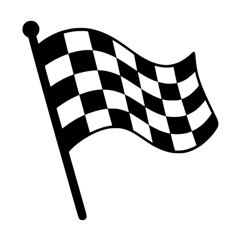 Checkered Racing Flag SVG PNG, Motorsport Cut File for Cricut (digital ...
