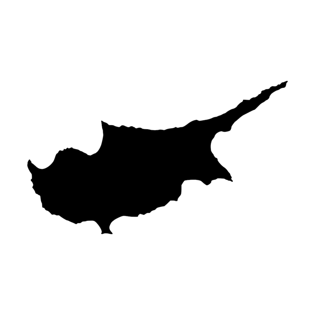Cyprus Map SVG PNG, Country Cut File for Cricut (digital Download) - Etsy
