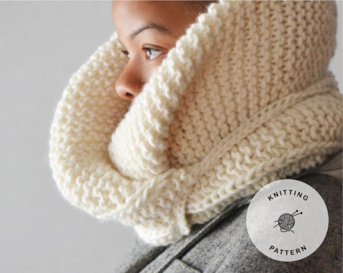 The Shawl Collar Pattern Knitting Tutorial Etsy