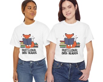 Professional Over-Reader Funny Fox Book Lover