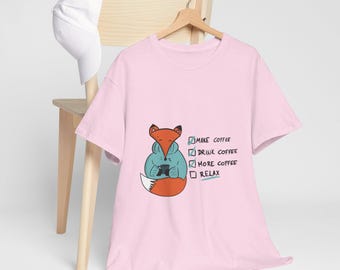 Cute Fox Coffee Checklist - Make Drink More Coffee