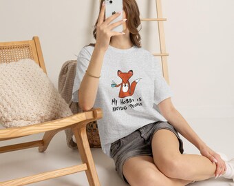 My Hobby Is Avoiding People Funny Introvert Fox Coffee
