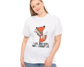 I Like Big Books Funny Fox Reading Quote Book Lover