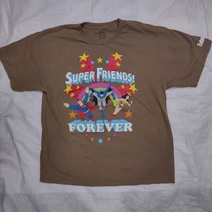 Used Super Friends Forever Tee- size XL