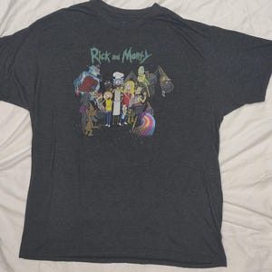Rick And Morty used tee- Size XL
